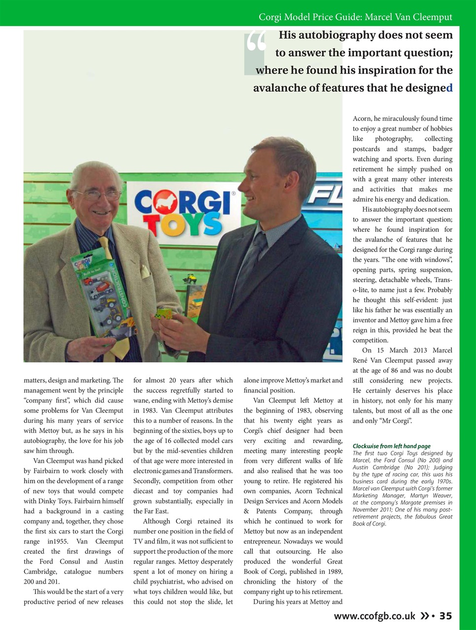 Diecast Collector Preview Pages