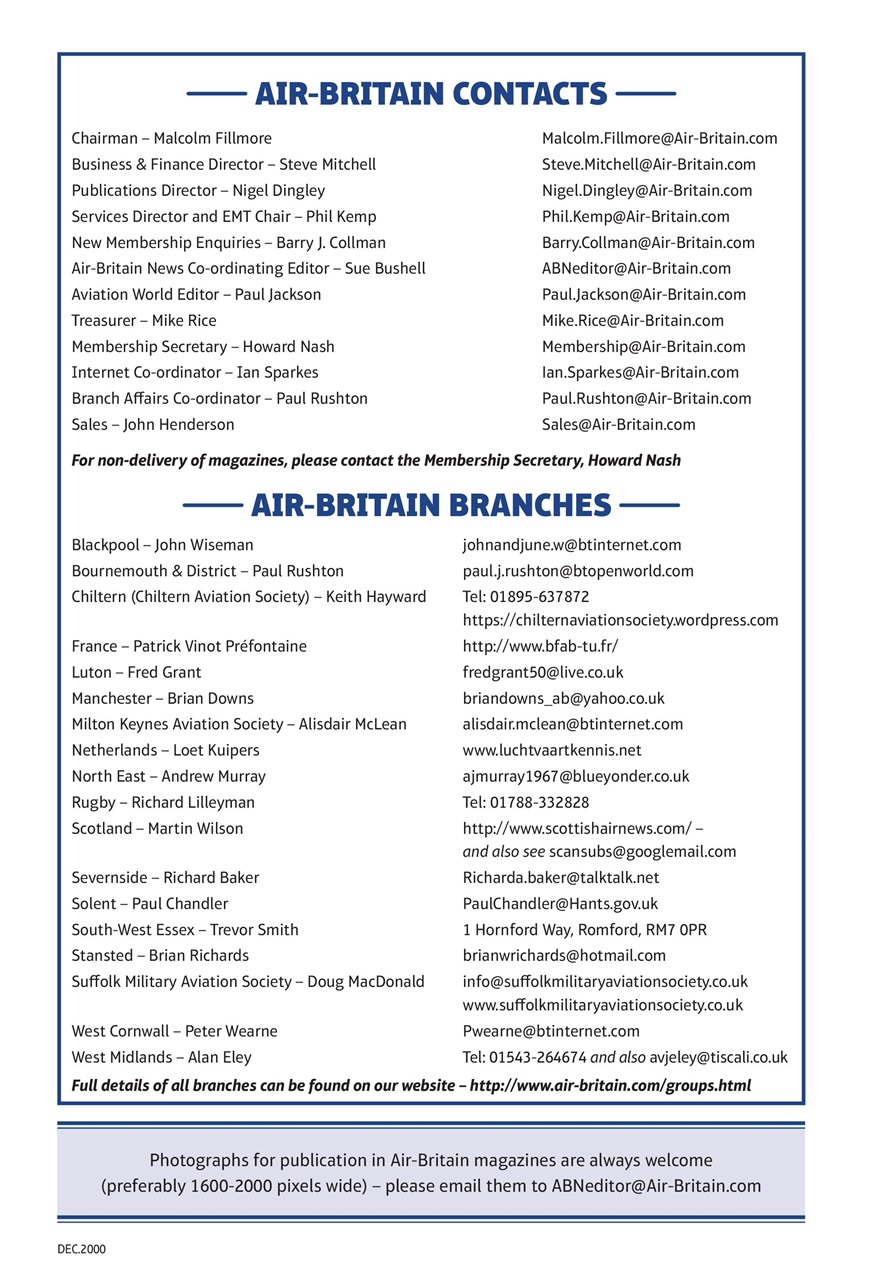 Air Britain News Preview Pages