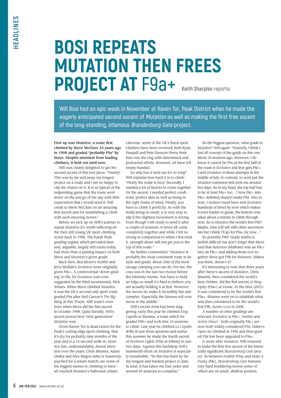 Climber Preview Pages