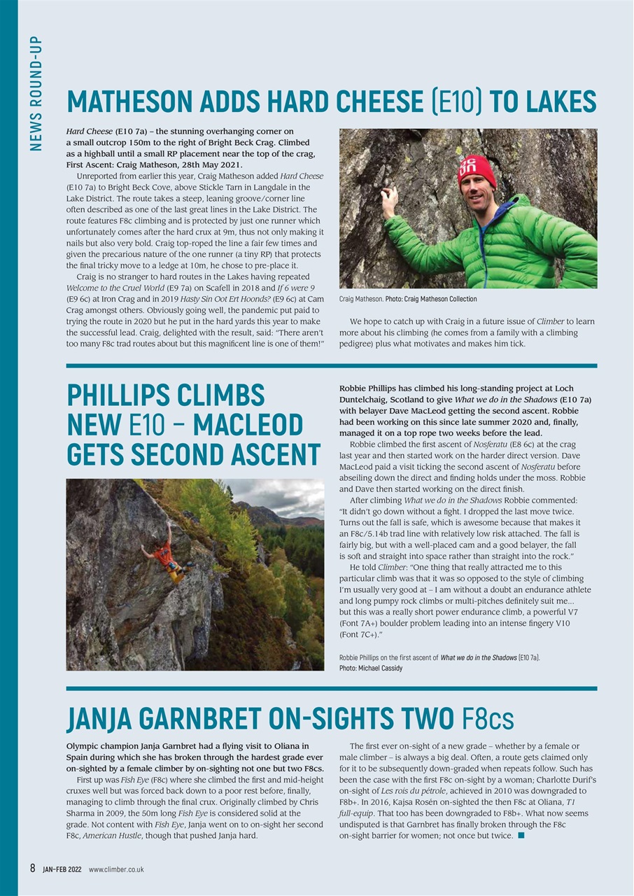 Climber Preview Pages