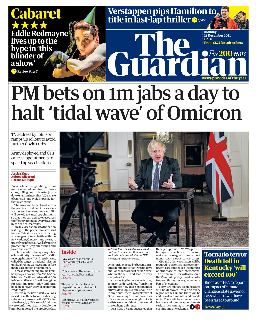 The Guardian Newspaper Preview Pages