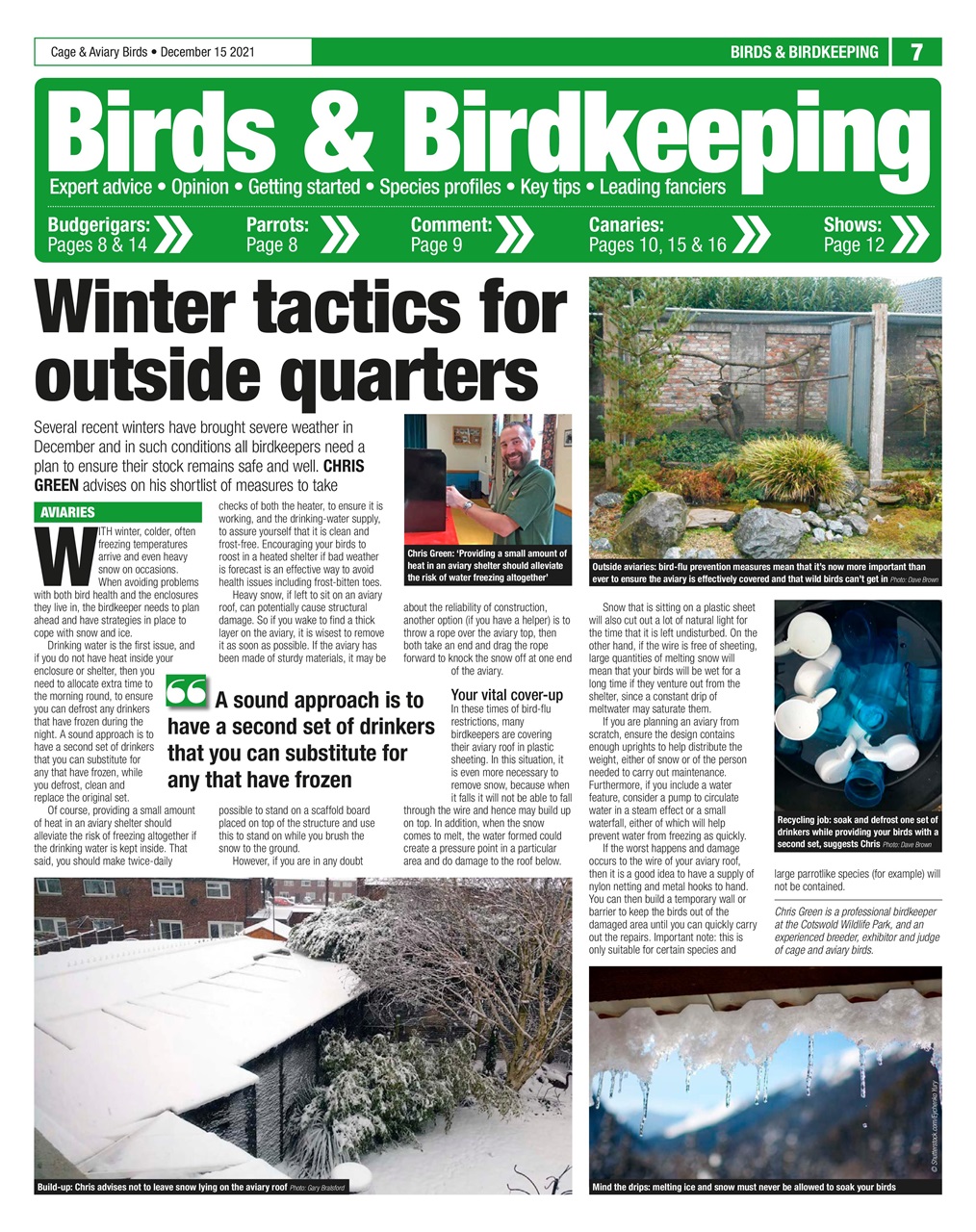 Cage & Aviary Birds Preview Pages