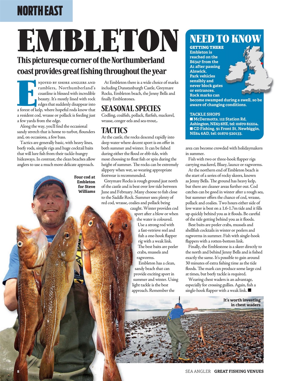 Sea Angler Guides Preview Pages