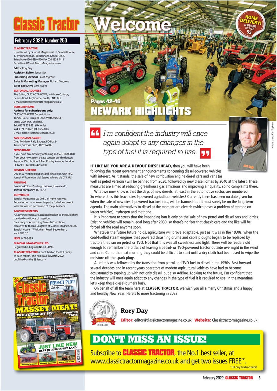 Classic Tractor Preview Pages