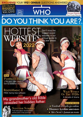 Who Do You Think You Are? issue Jan-22