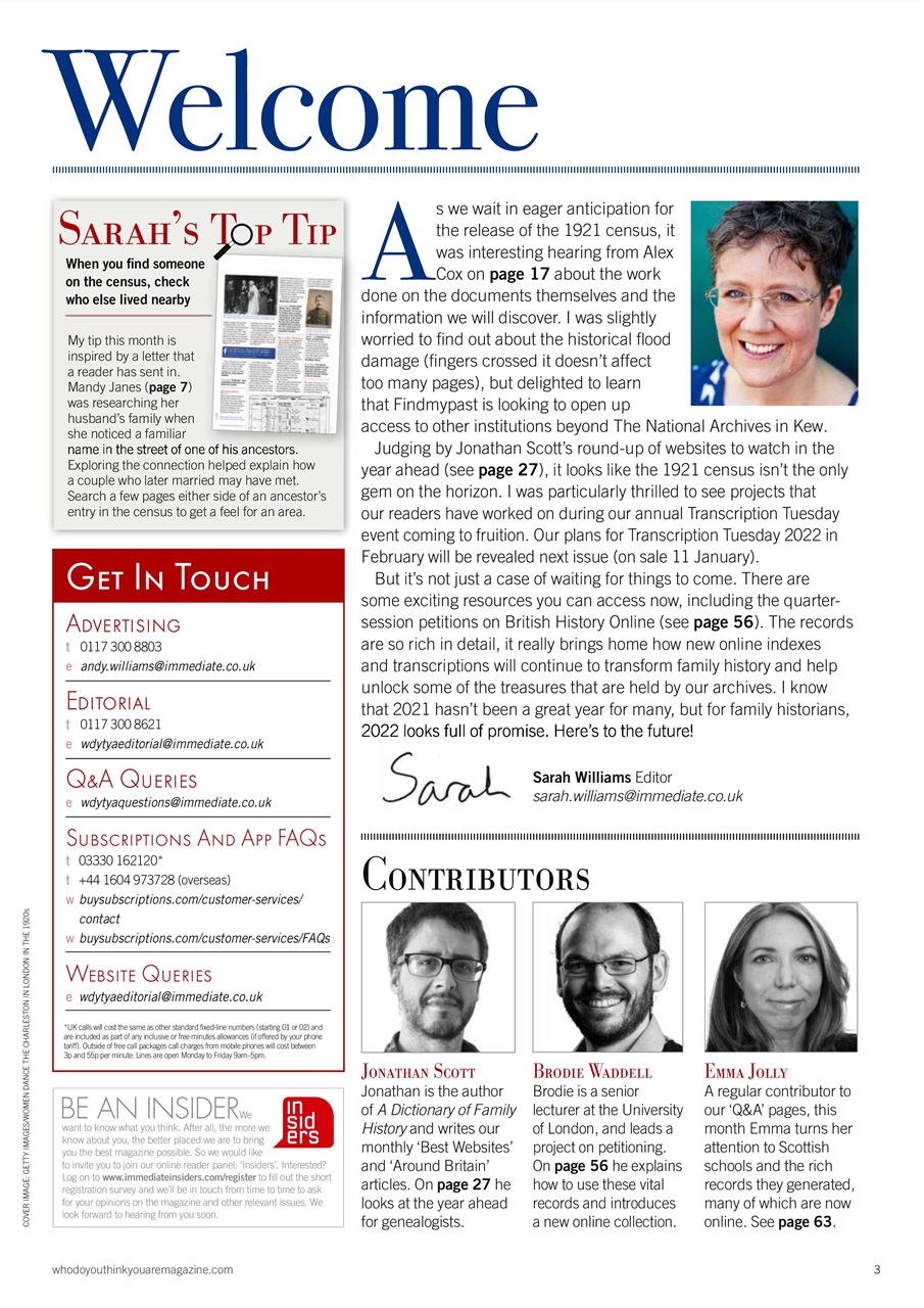 Who Do You Think You Are? Preview Pages