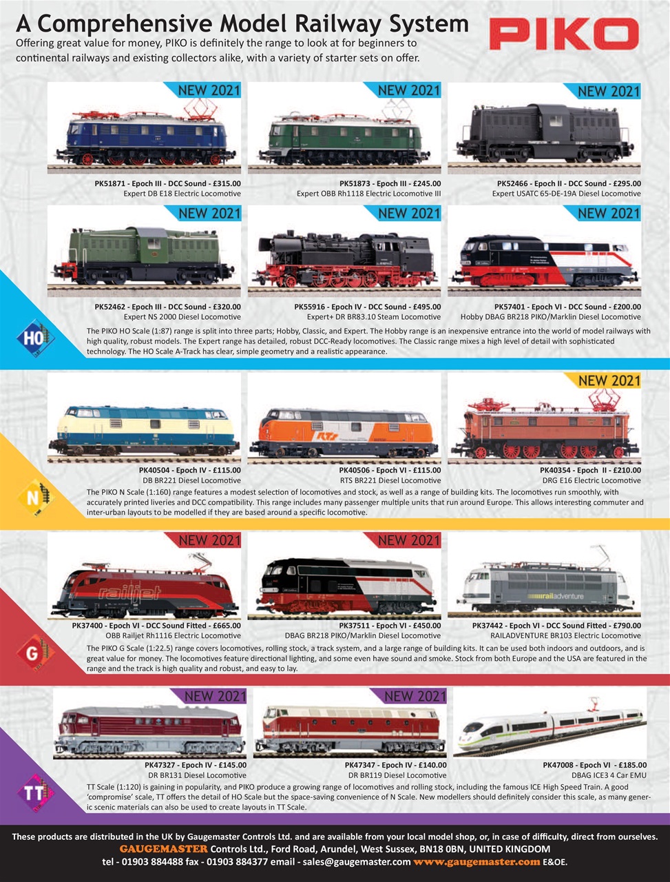 Continental Modeller Preview Pages