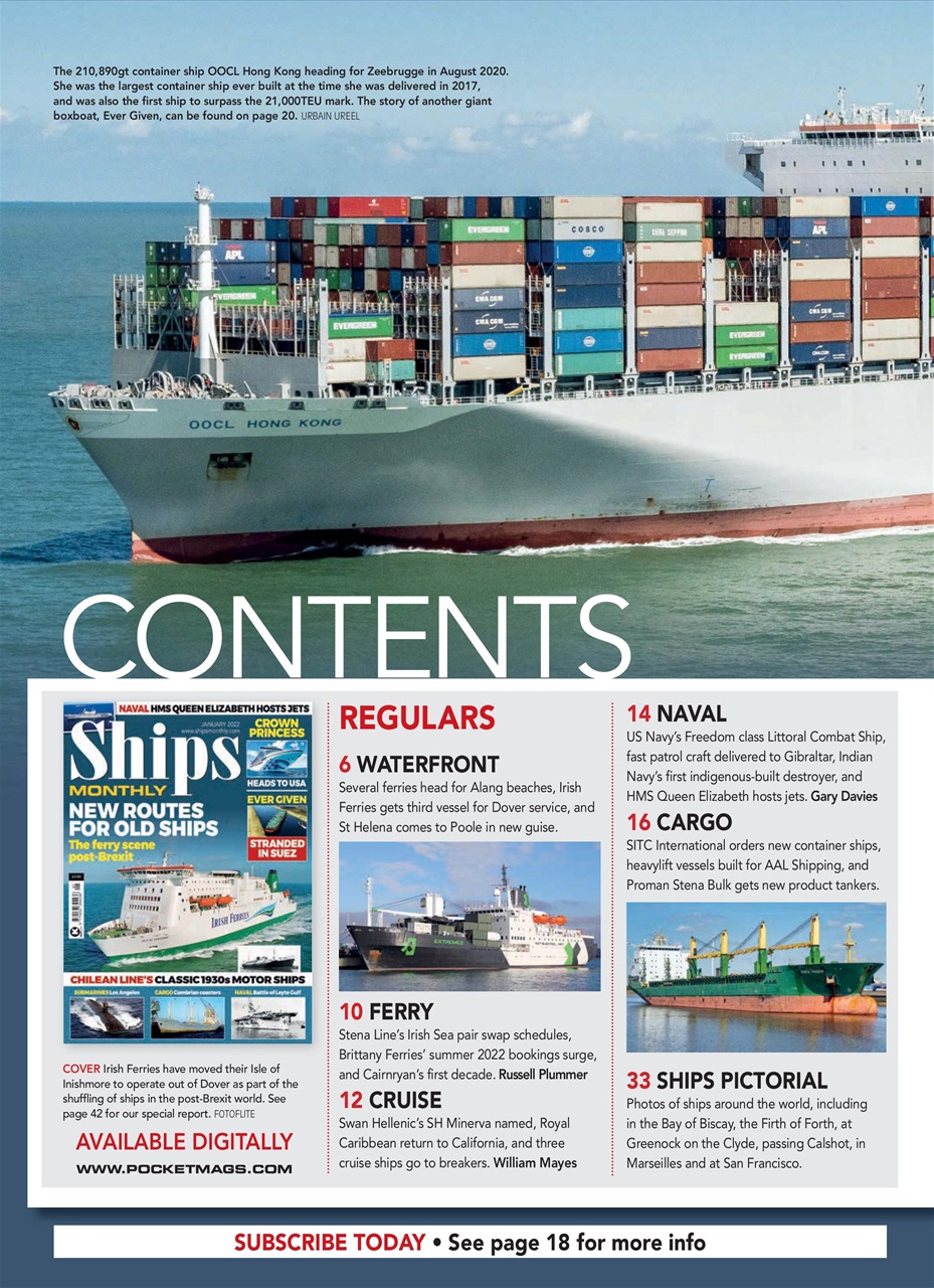 Ships Monthly Preview Pages