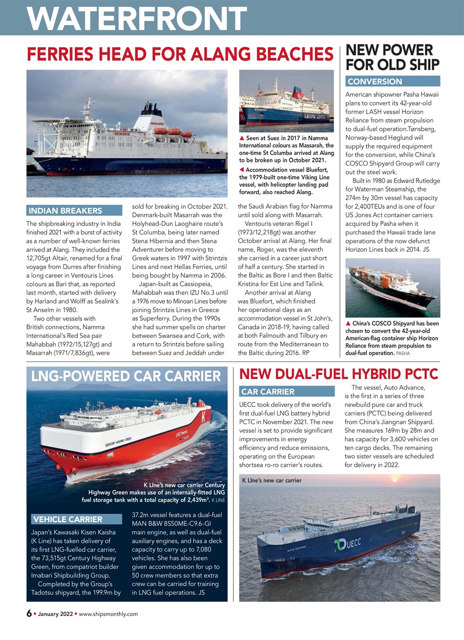 Ships Monthly Preview Pages