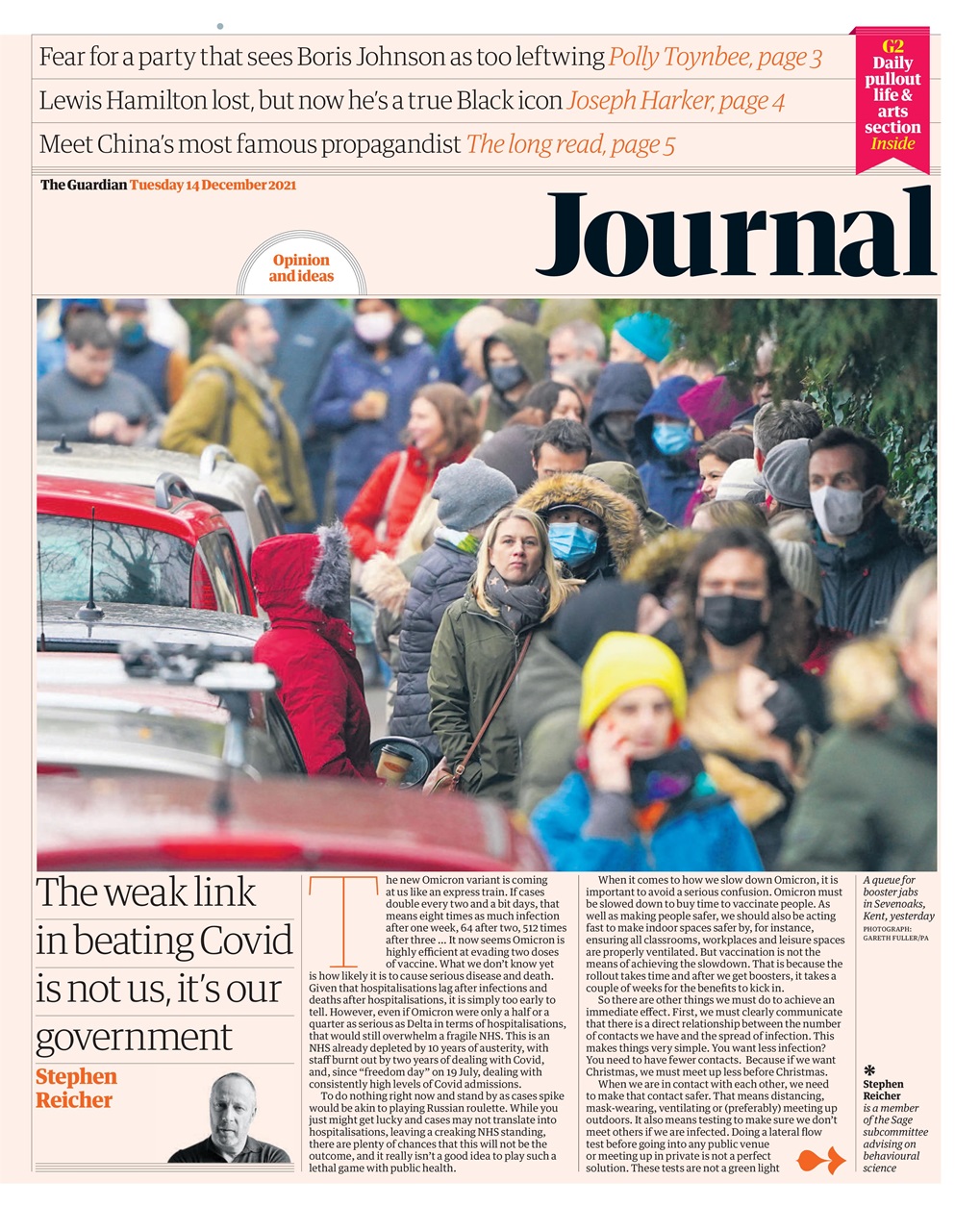 The Guardian Newspaper Preview Pages