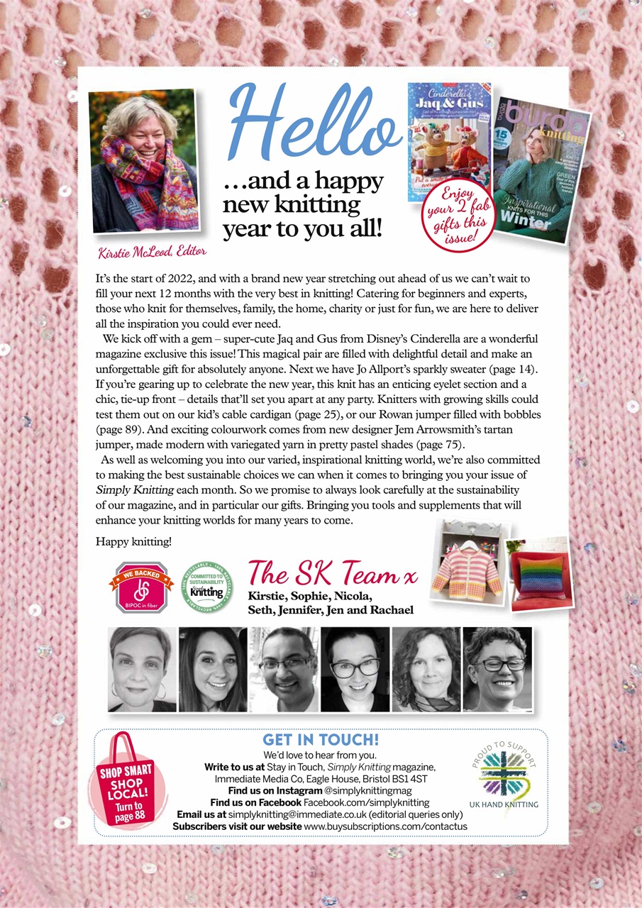 Simply Knitting Preview Pages