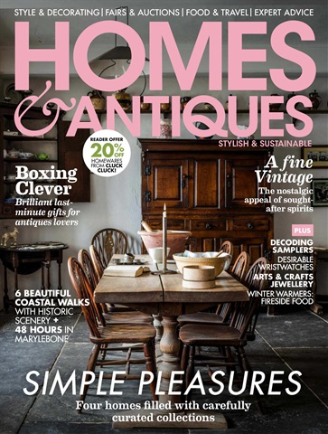 Homes & Antiques Magazine issue Jan-22