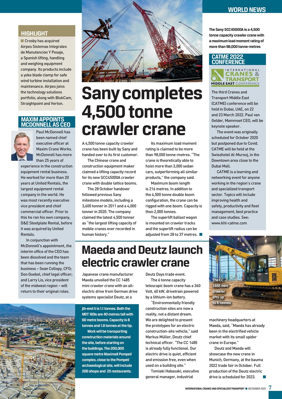 Int. Cranes and Specialized Transp Preview Pages