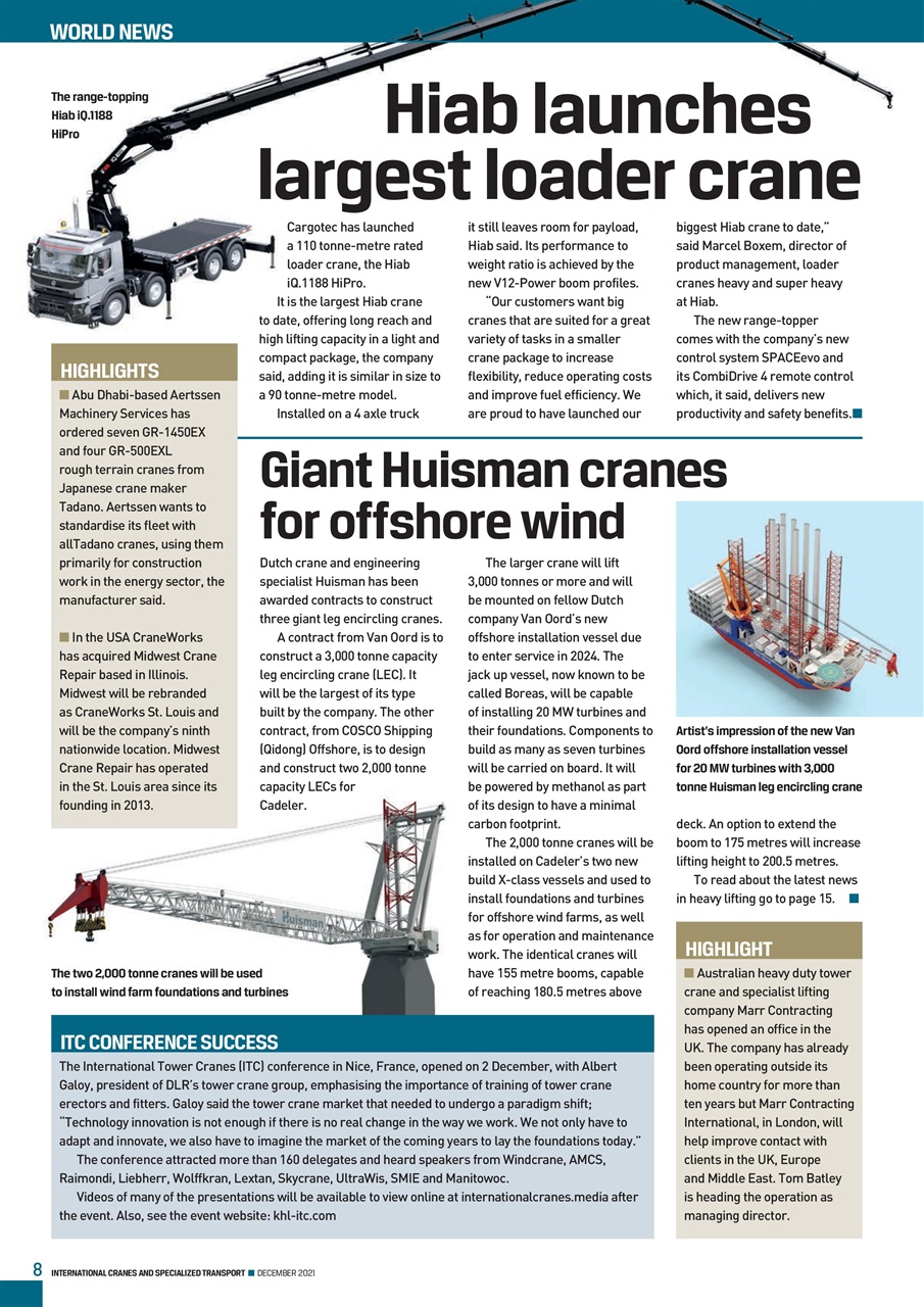 Int. Cranes and Specialized Transp Preview Pages