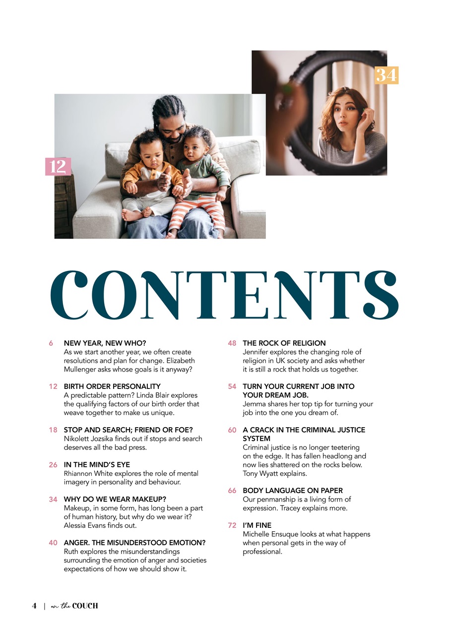 On the Couch Preview Pages