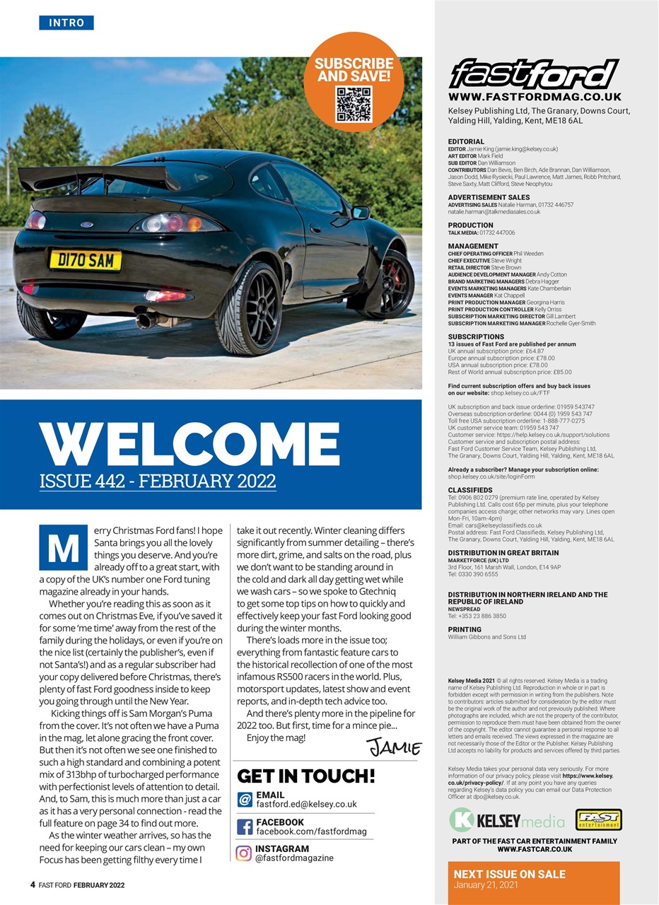 Fast Ford Preview Pages