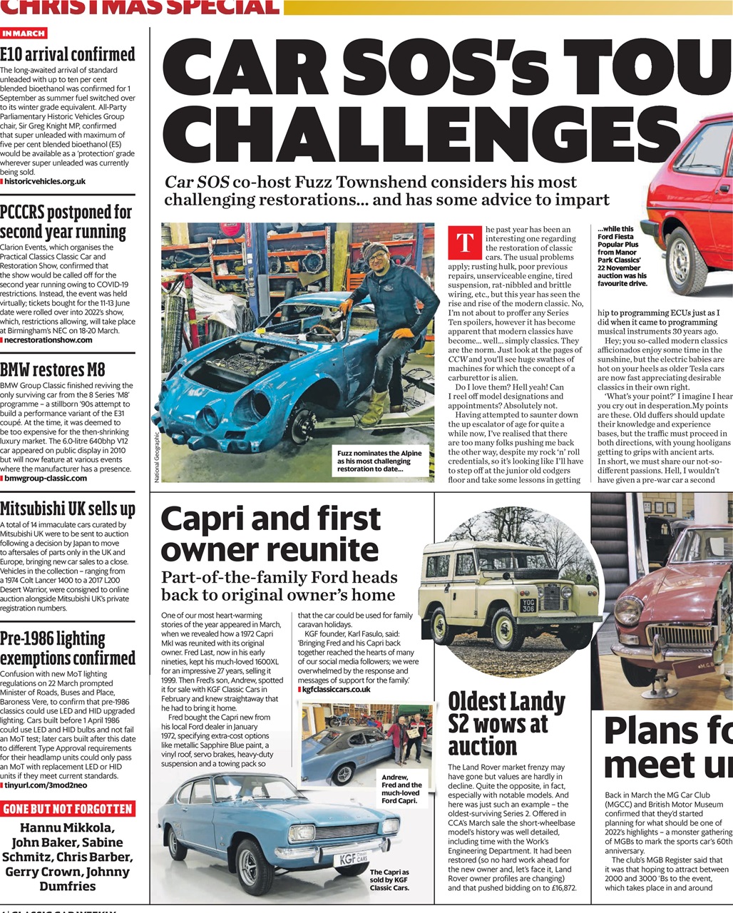 Classic Car Weekly Preview Pages