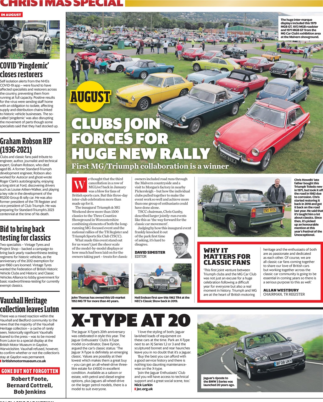 Classic Car Weekly Preview Pages