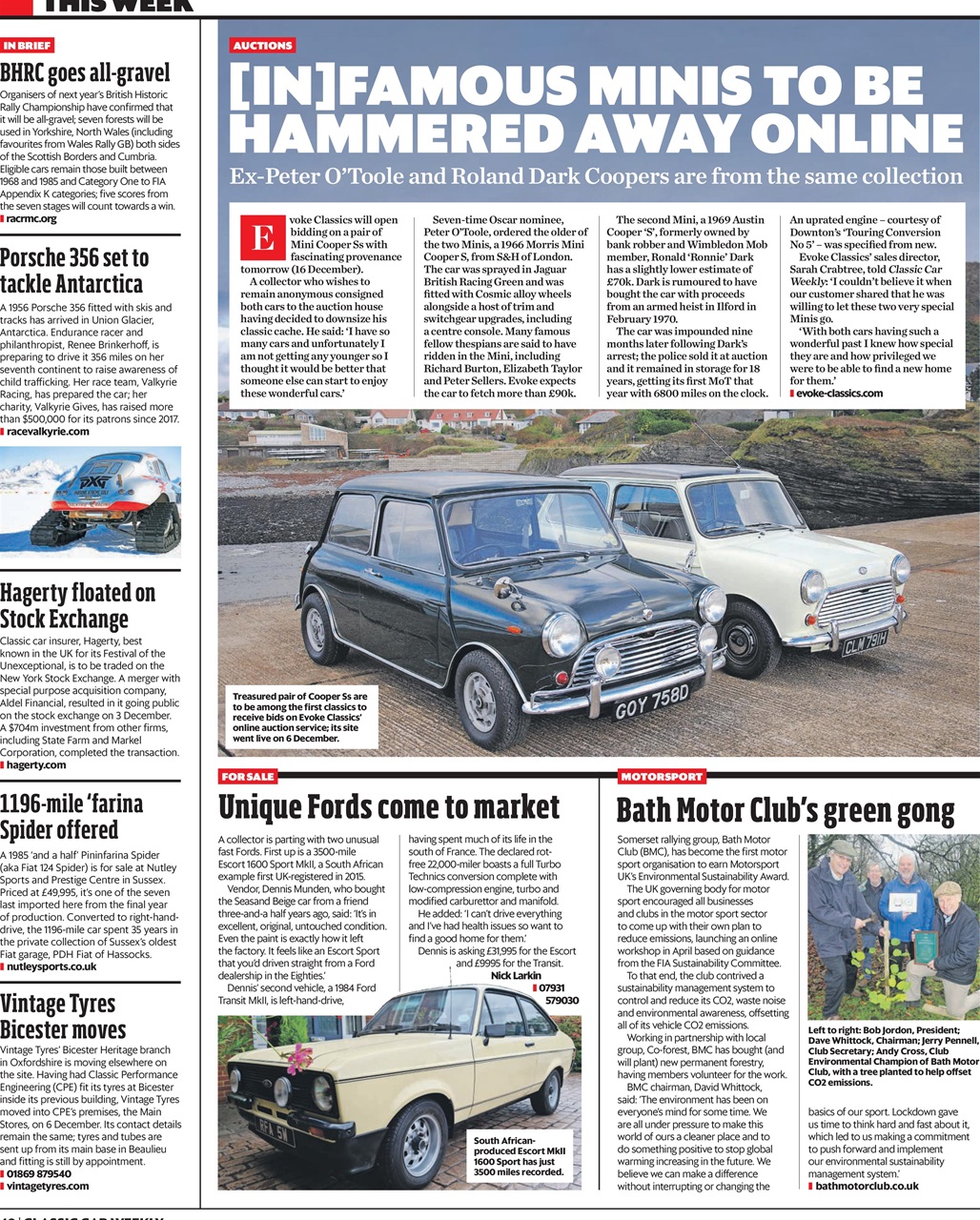 Classic Car Weekly Preview Pages