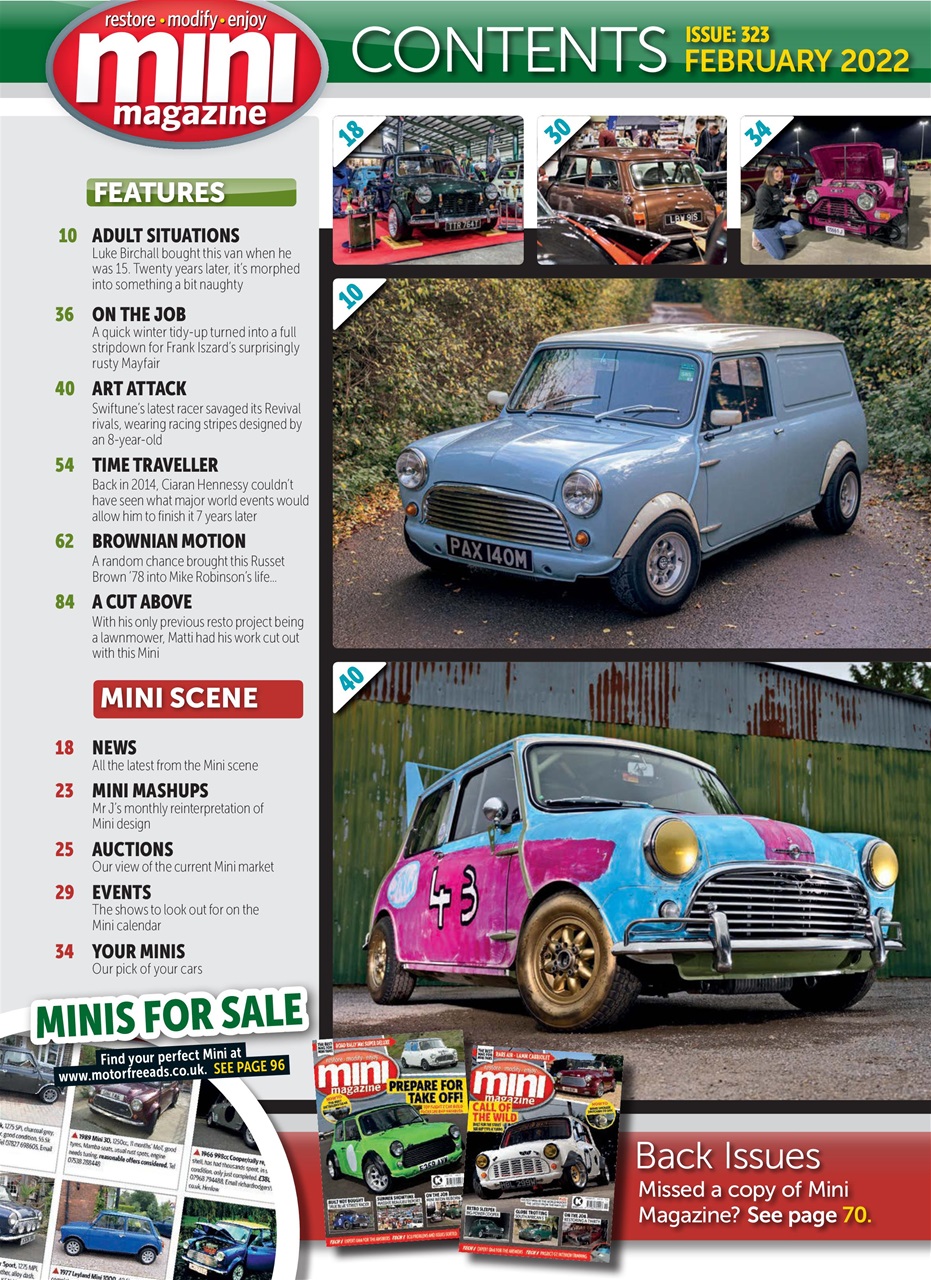 Mini Magazine Preview Pages