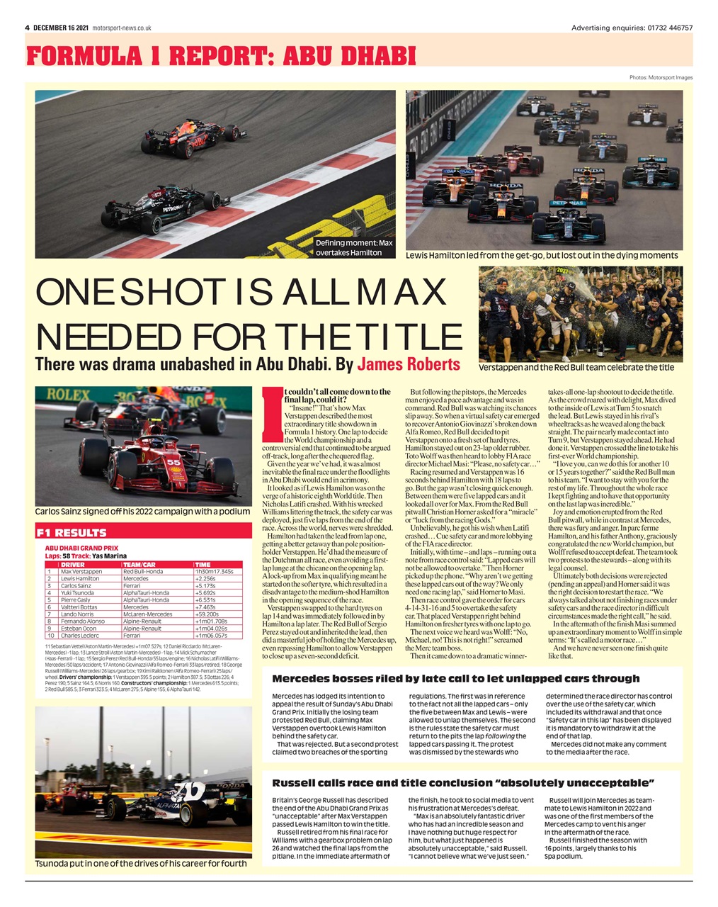 Motorsport News Preview Pages