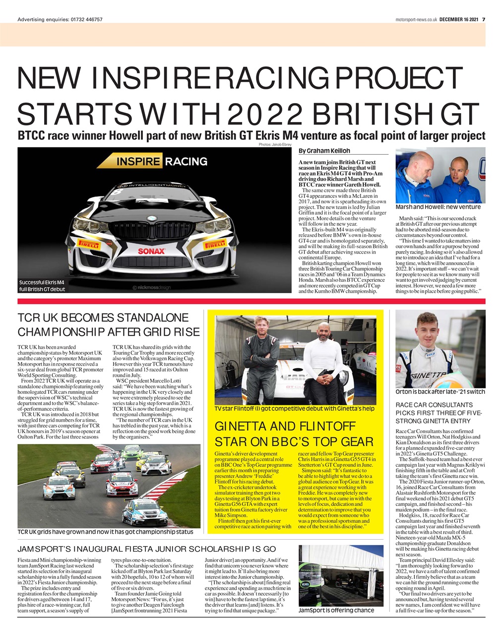 Motorsport News Preview Pages