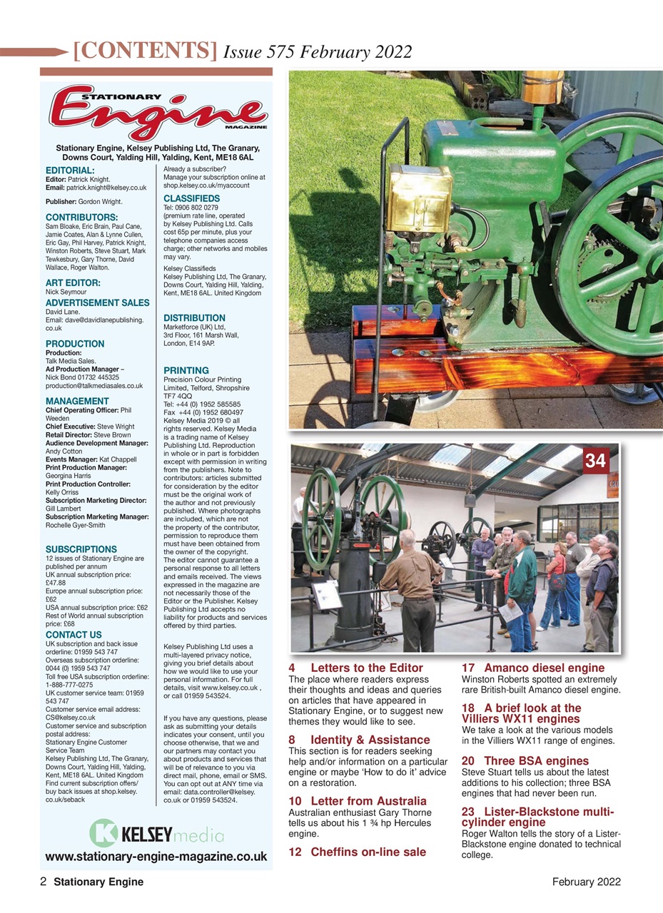 Stationary Engine Preview Pages