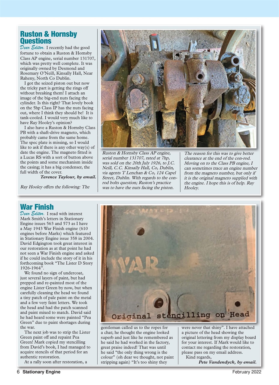 Stationary Engine Preview Pages