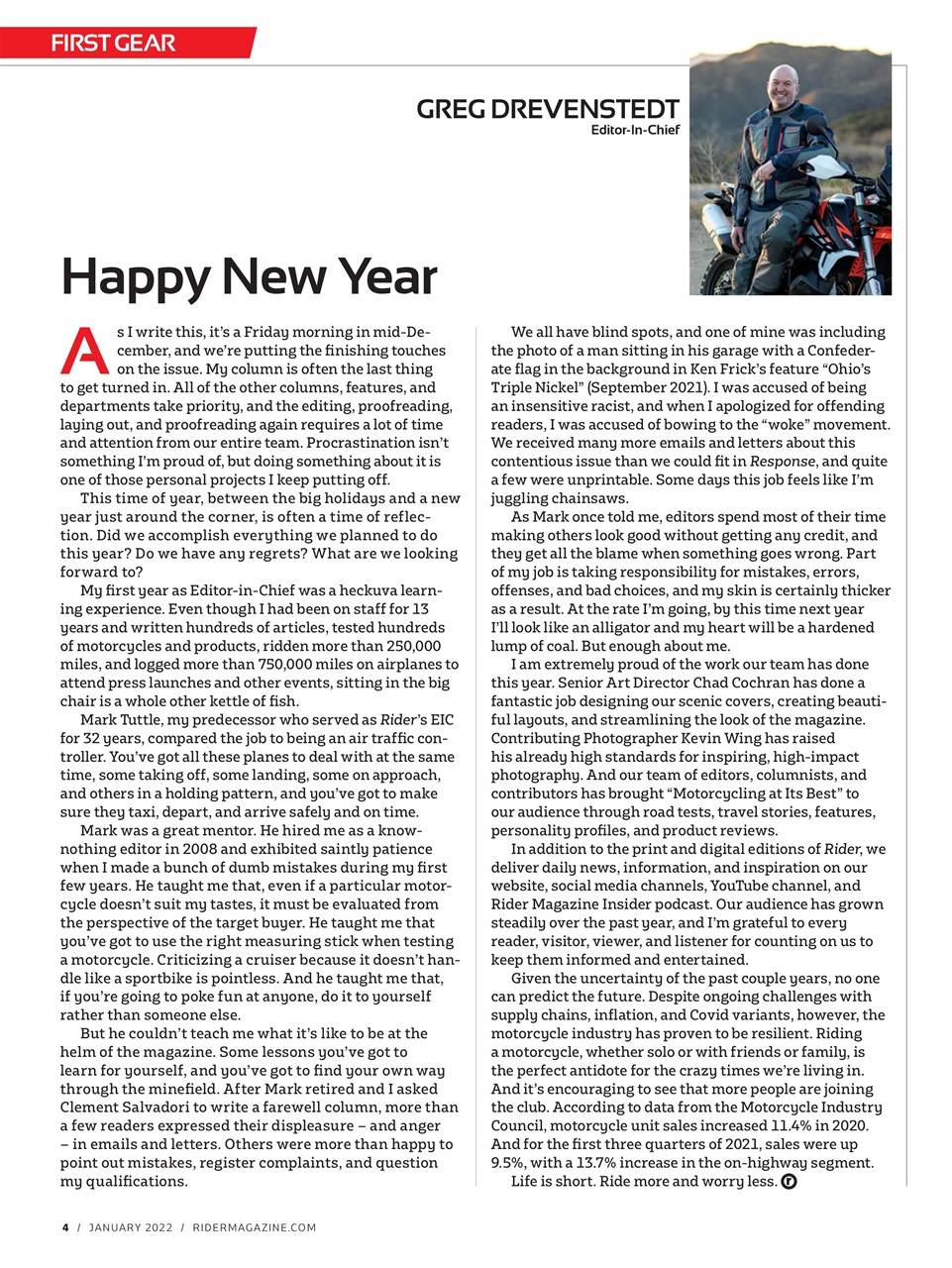 Rider Magazine Preview Pages