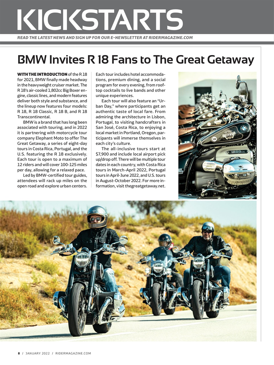 Rider Magazine Preview Pages