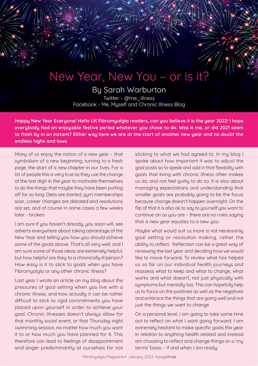 Fibromyalgia Magazine Preview Pages