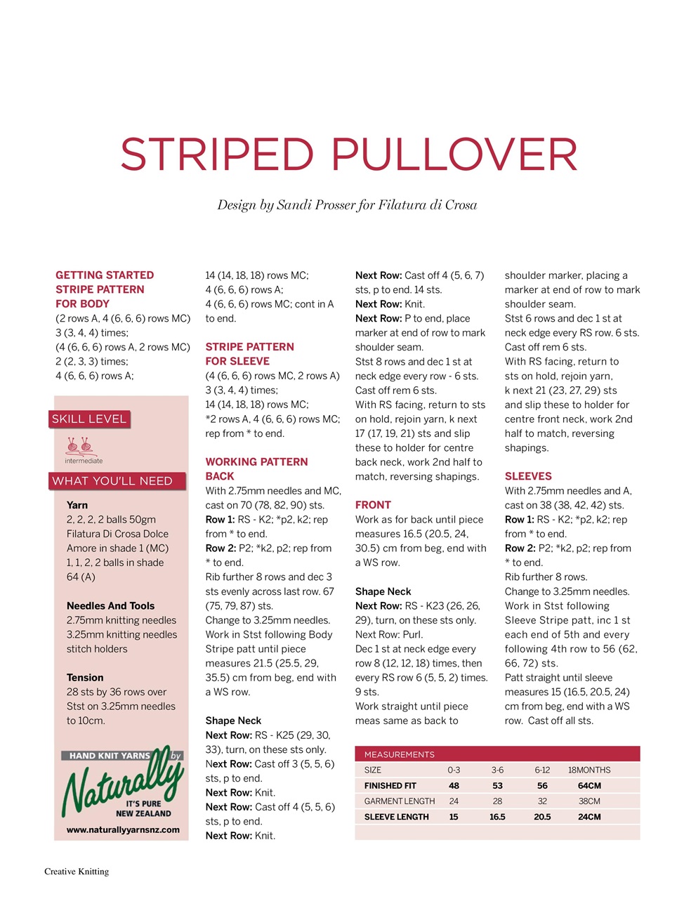 Creative Knitting Preview Pages