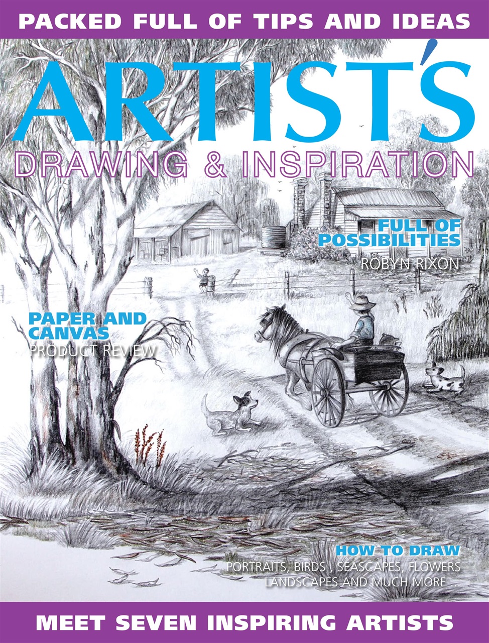 Australian Drawing and Inspiration Preview Pages