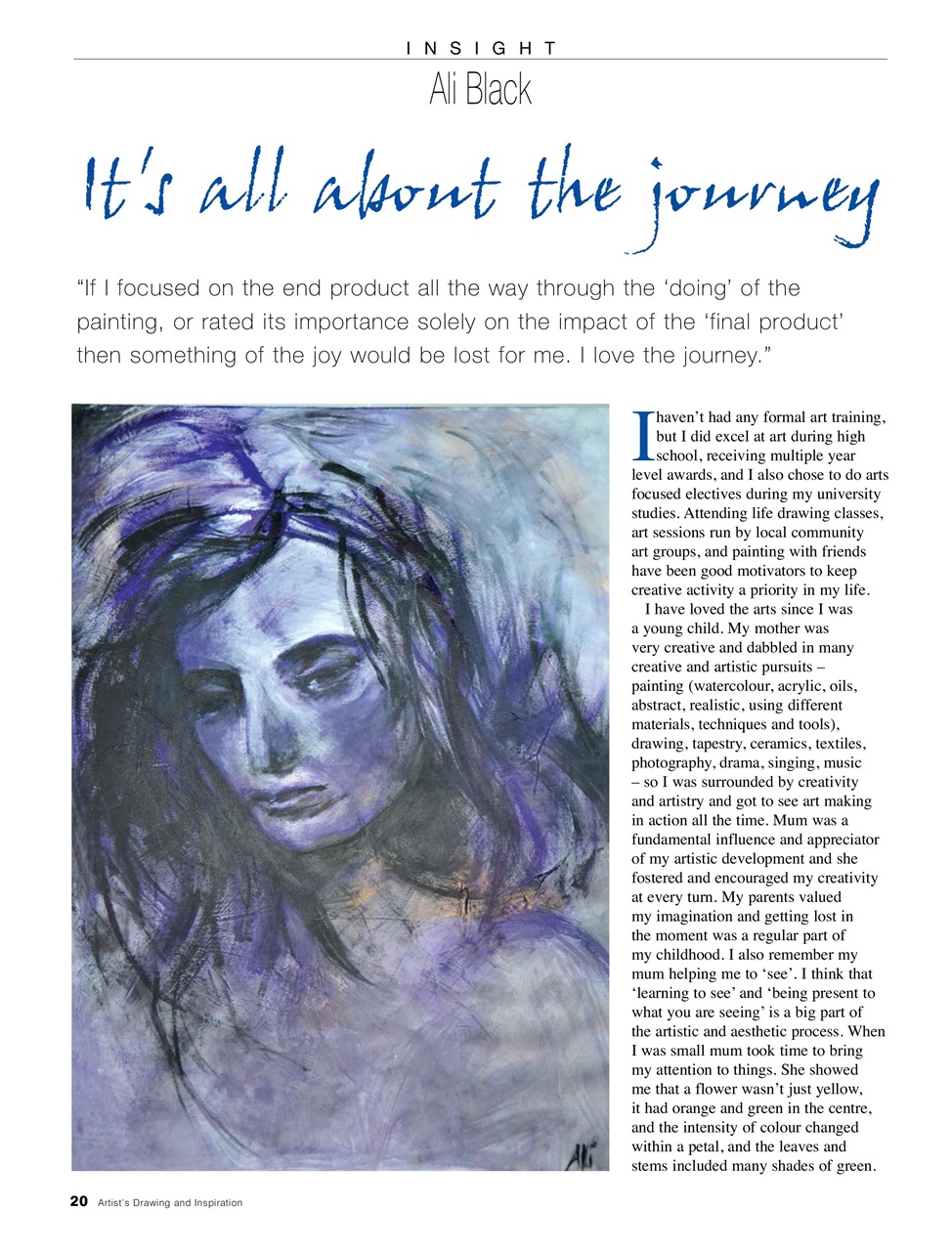 Australian Drawing and Inspiration Preview Pages