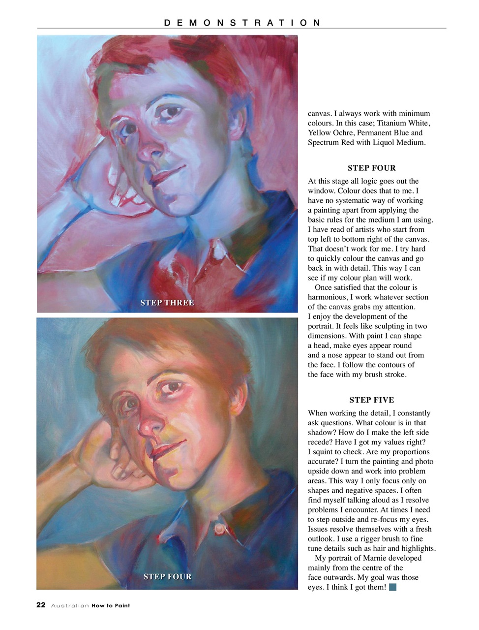 Australian How to Paint Preview Pages