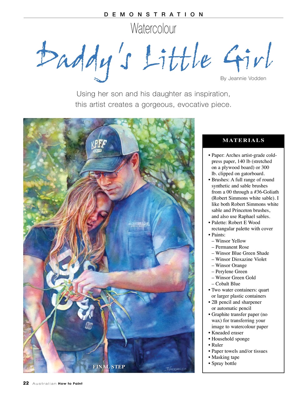 Australian How to Paint Preview Pages