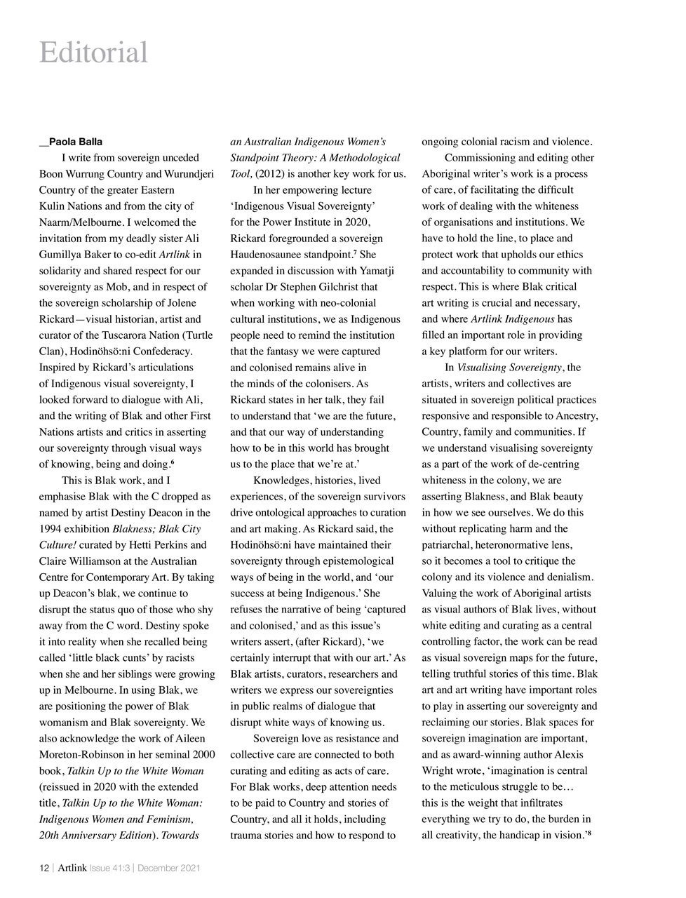 Artlink Magazine Preview Pages