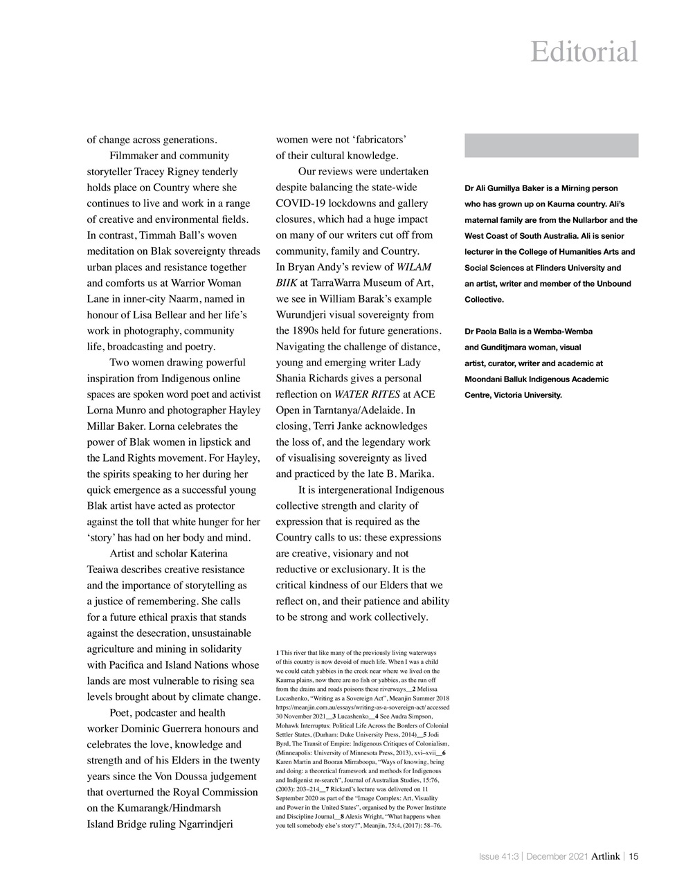 Artlink Magazine Preview Pages