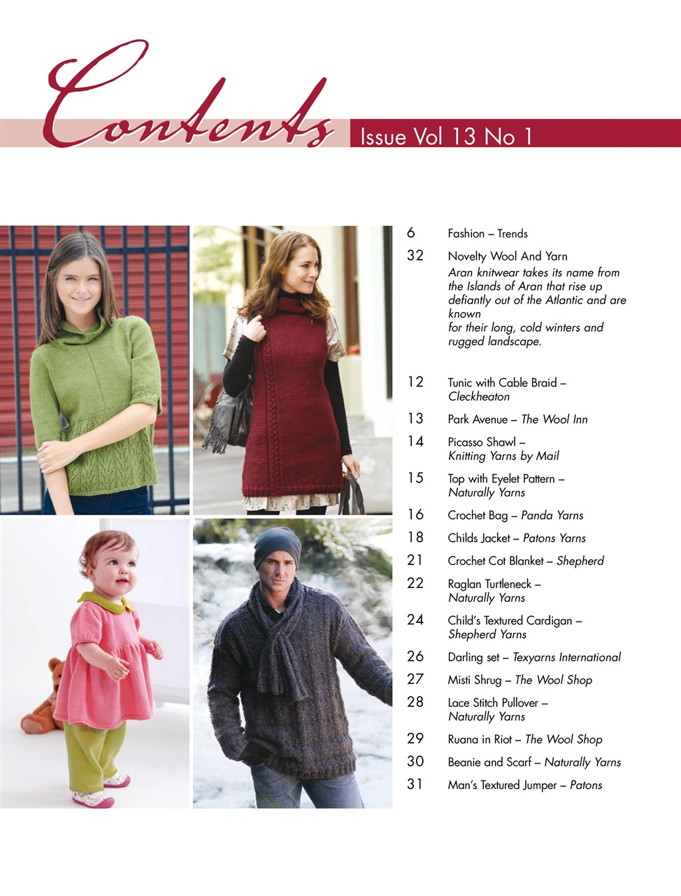 Australian Knitting Preview Pages