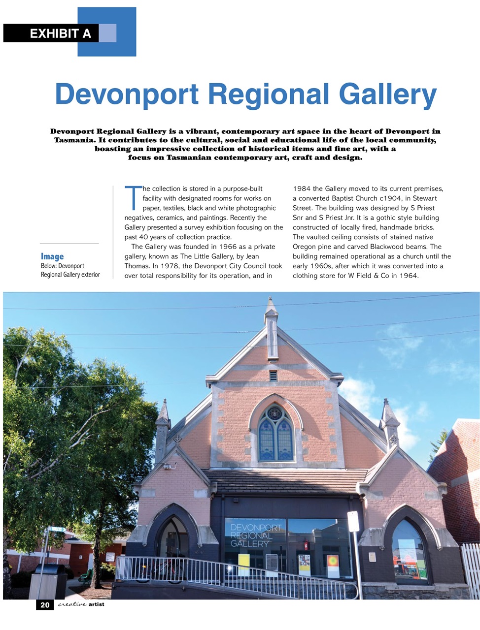 Creative Artist Preview Pages