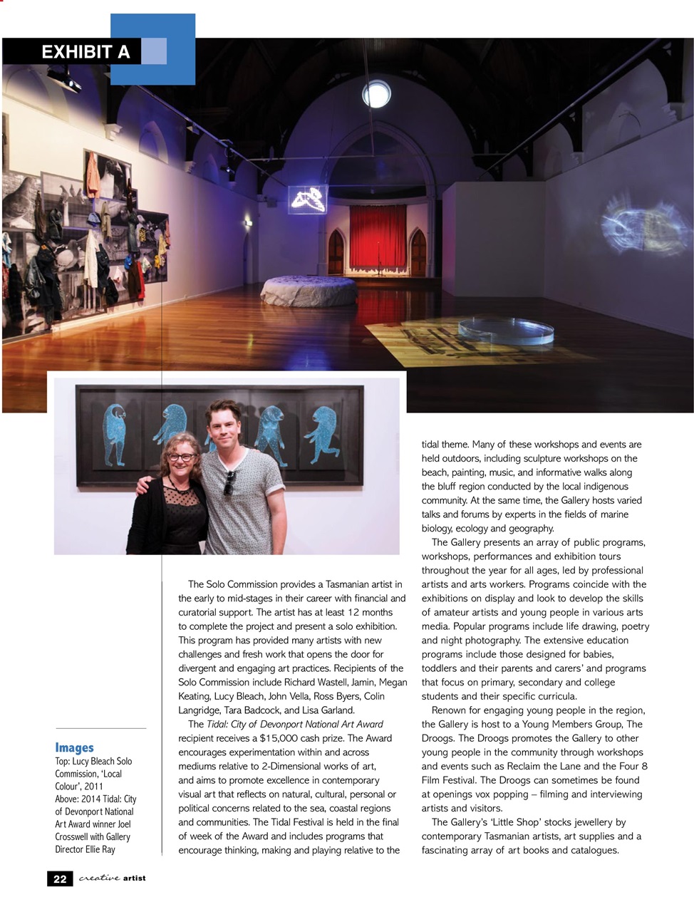 Creative Artist Preview Pages