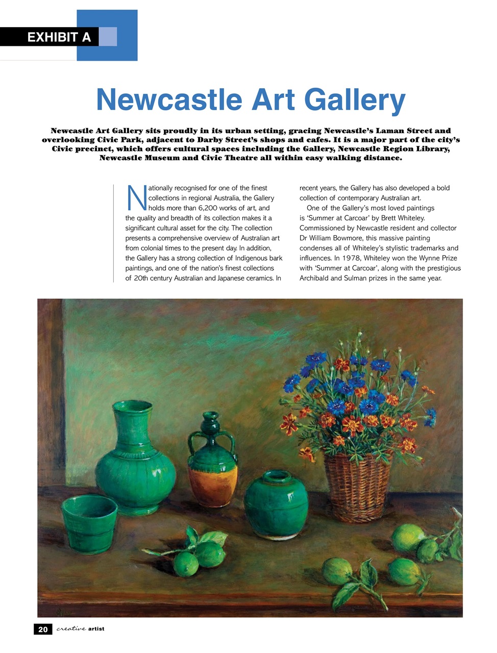 Creative Artist Preview Pages