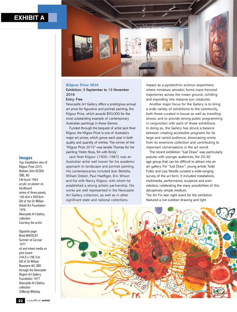 Creative Artist Preview Pages