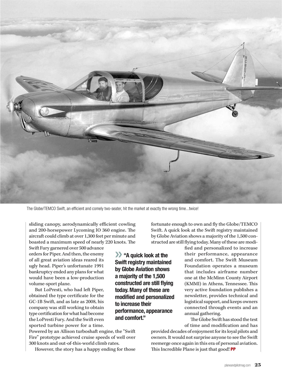 Plane & Pilot Preview Pages
