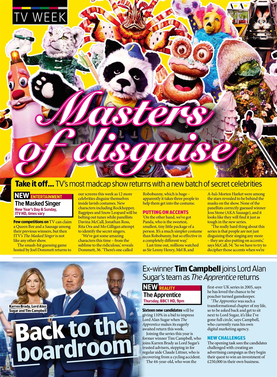 TV & Satellite Week Preview Pages