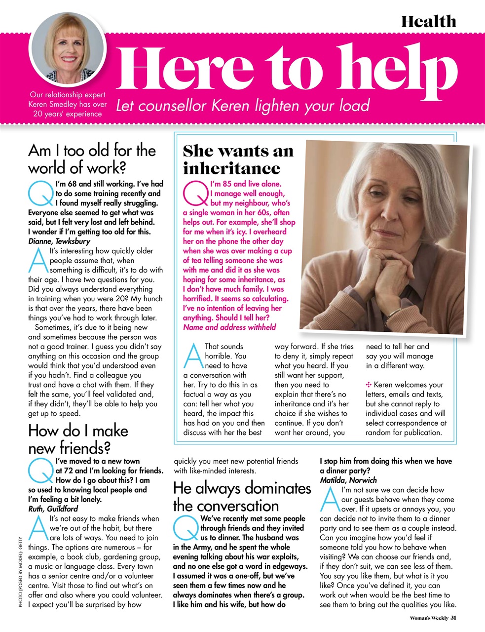 Woman's Weekly Preview Pages