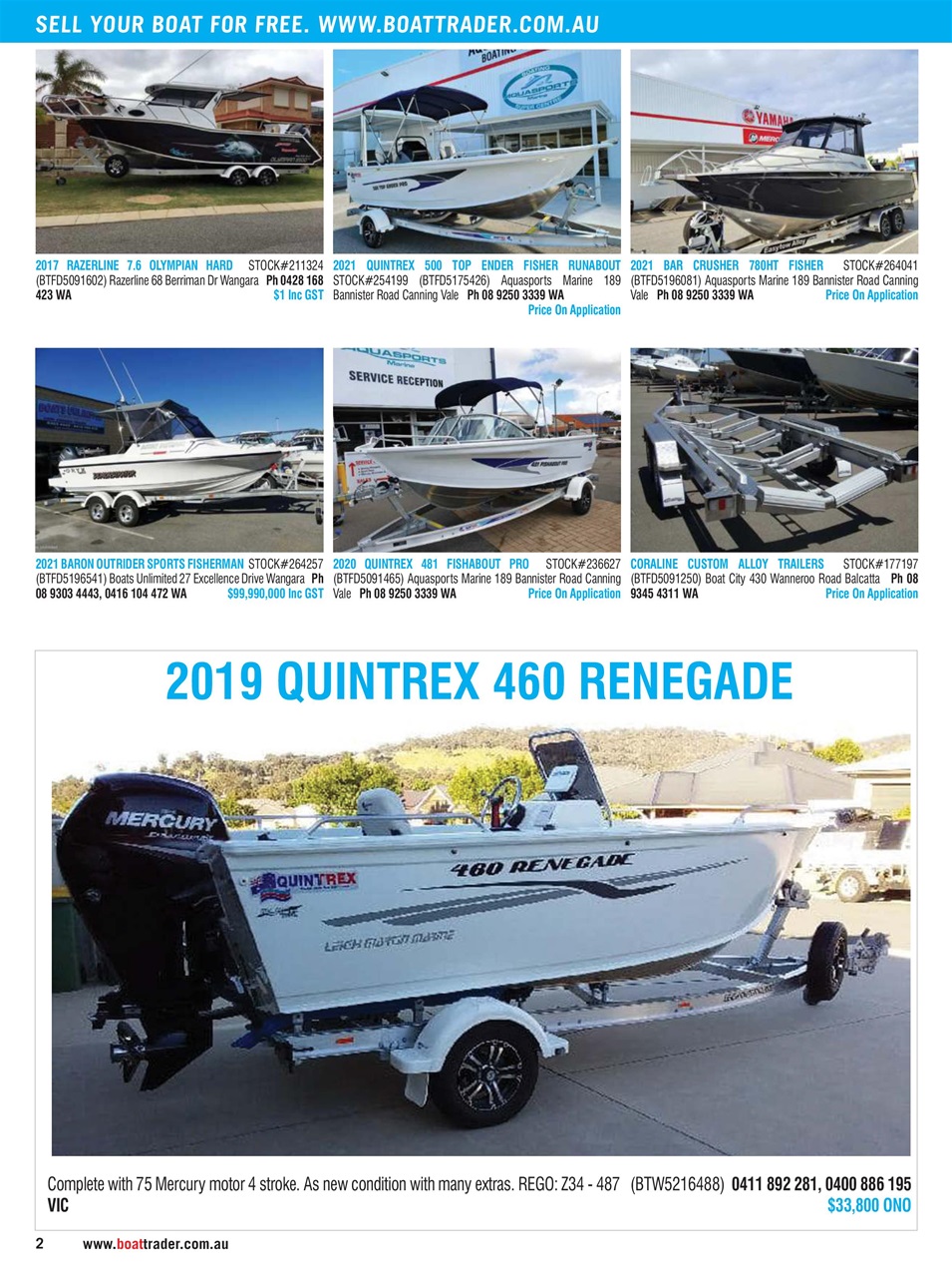 Boat Trader Australia Preview Pages