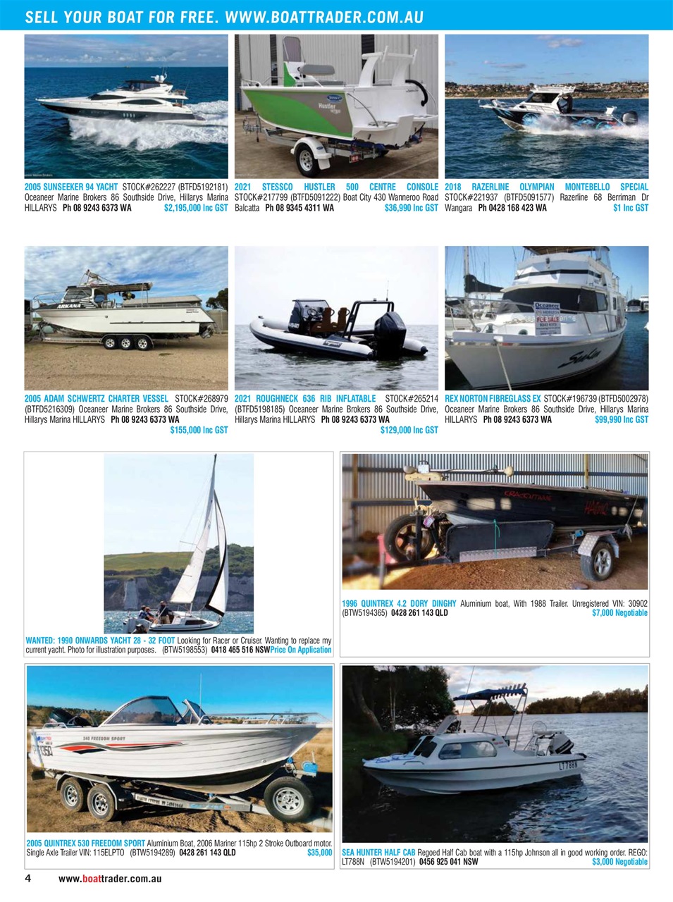 Boat Trader Australia Preview Pages