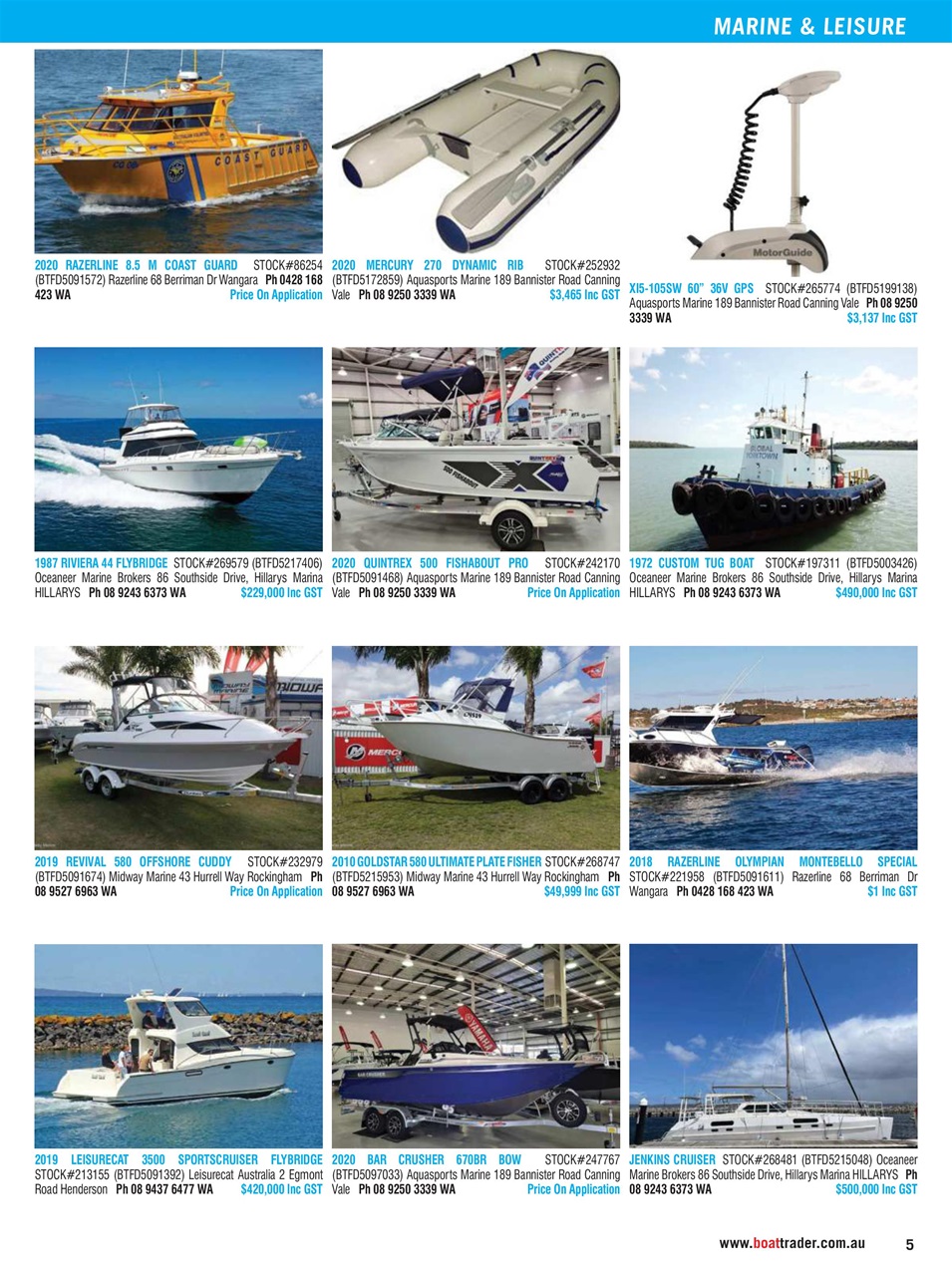Boat Trader Australia Preview Pages