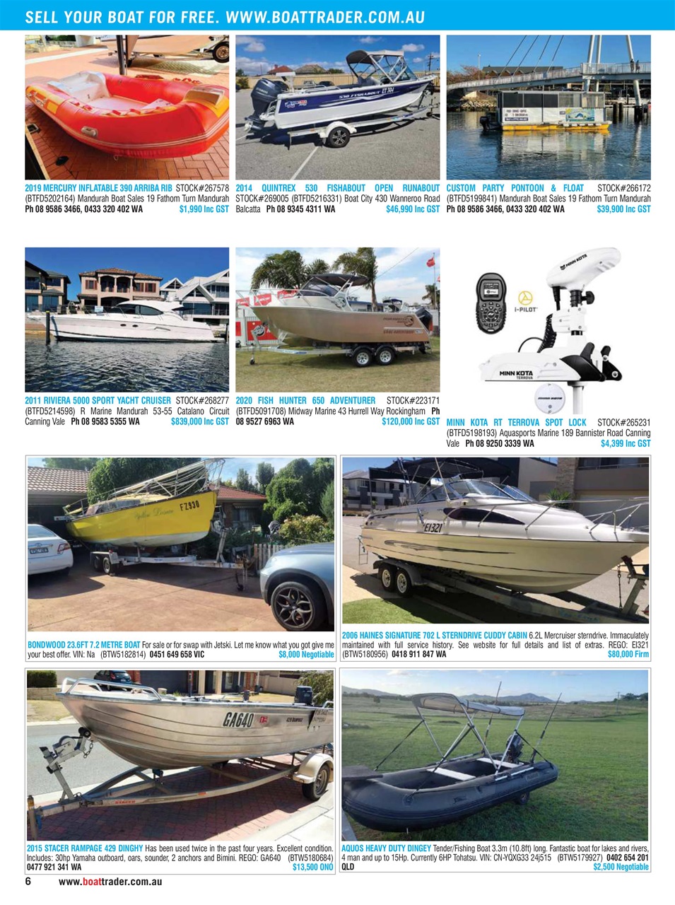Boat Trader Australia Preview Pages